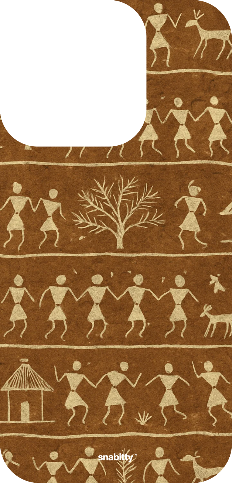 Warli tribal story strip