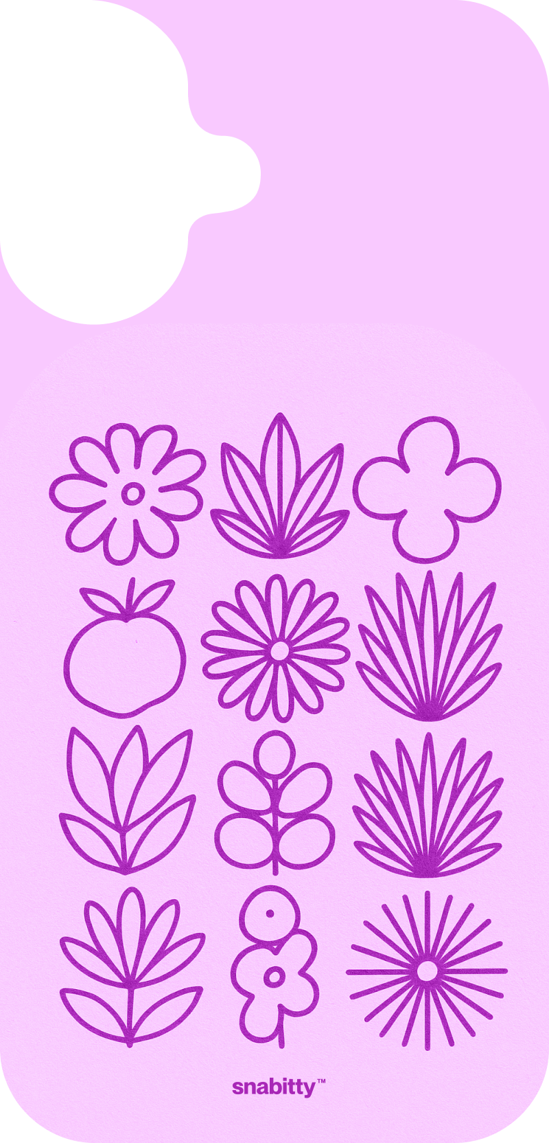 Flowery essentials 1 pink