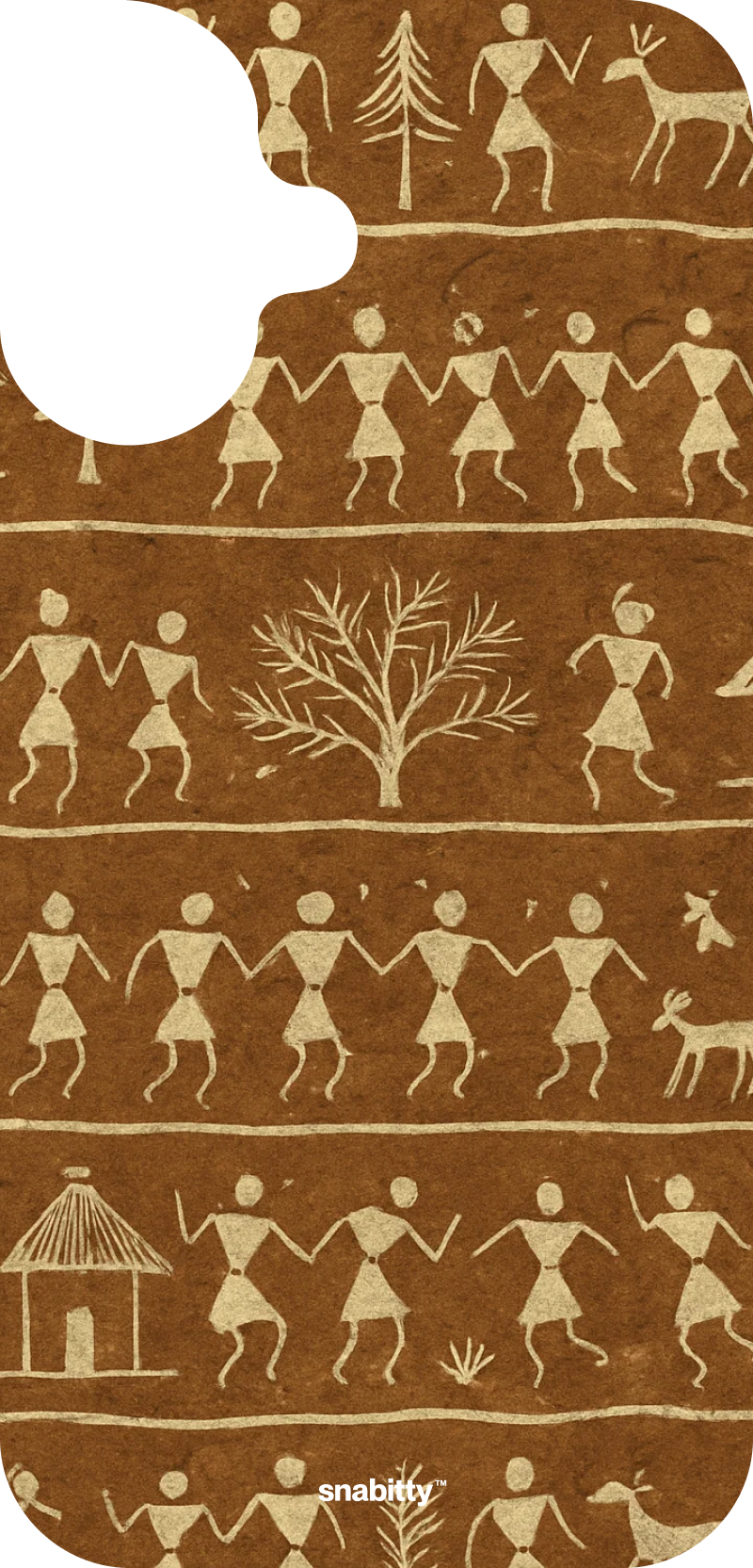 Warli tribal story strip