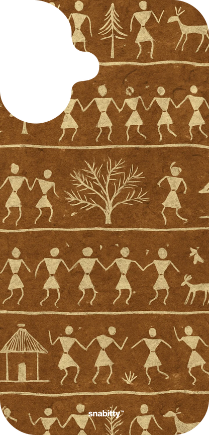 Warli tribal story strip