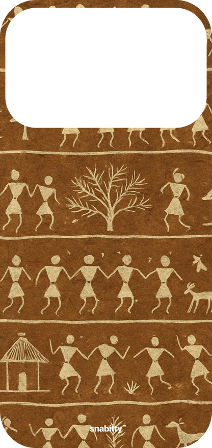 Warli tribal story strip