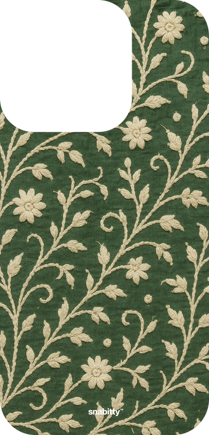 Forest Green Chikankari 2