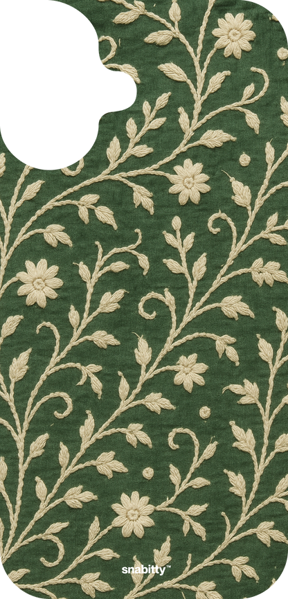Forest Green Chikankari 2
