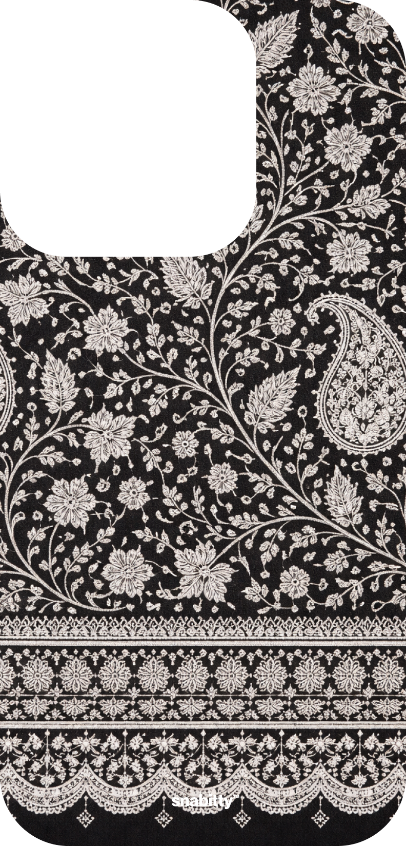 Power black Jaal 1 Chikankari