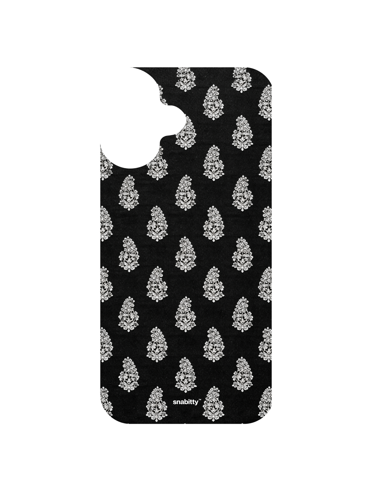 Black Buti Motif 2 Chikankari