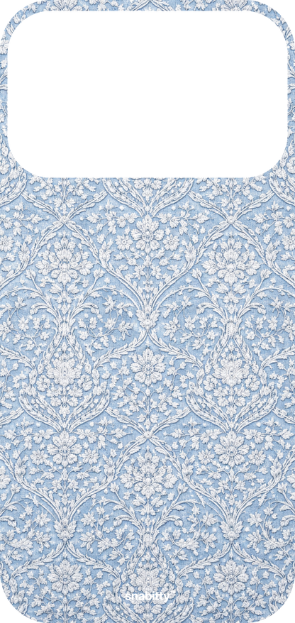 Powder Blue Jaal Chikankari