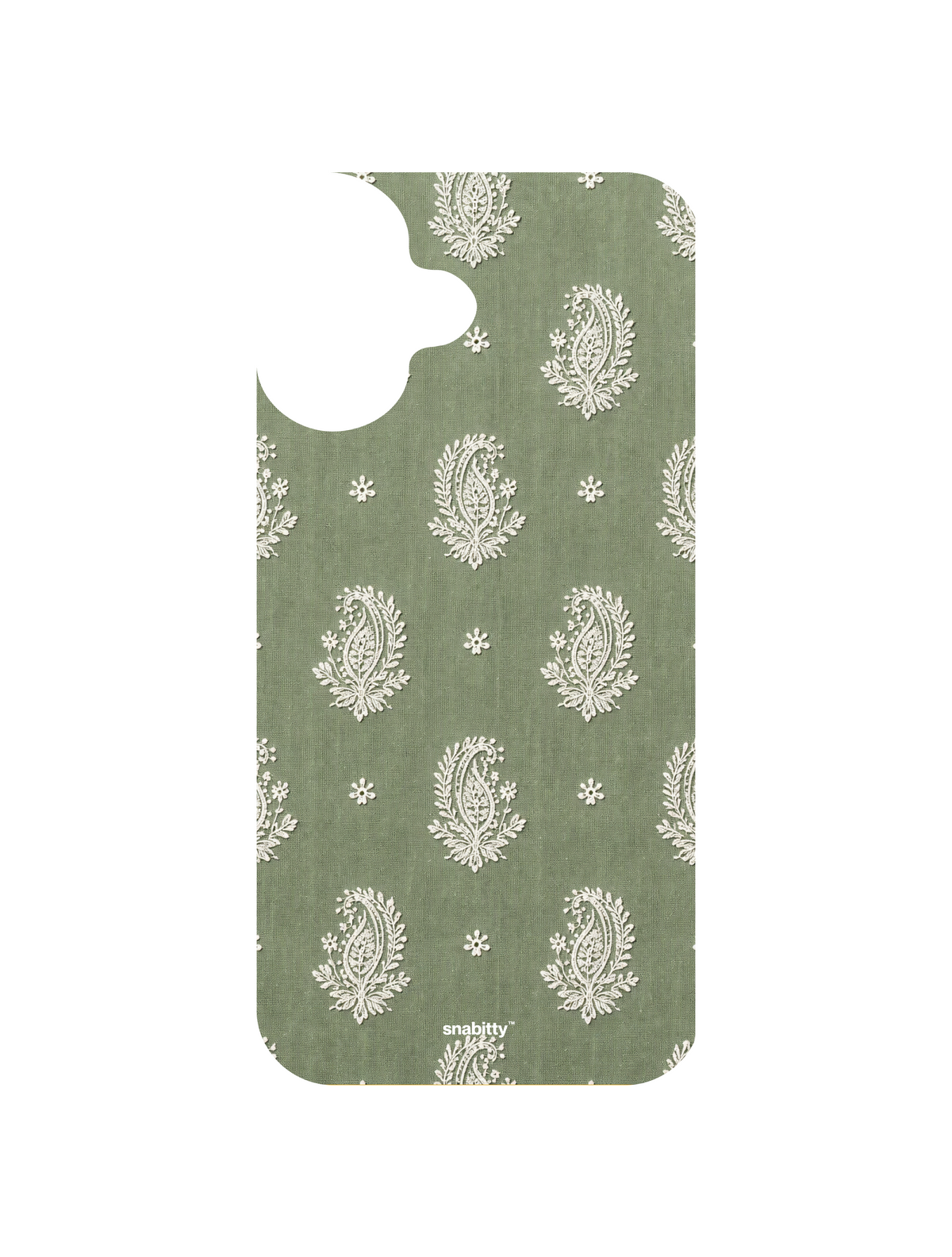Sage Green Butta motif Chikankari