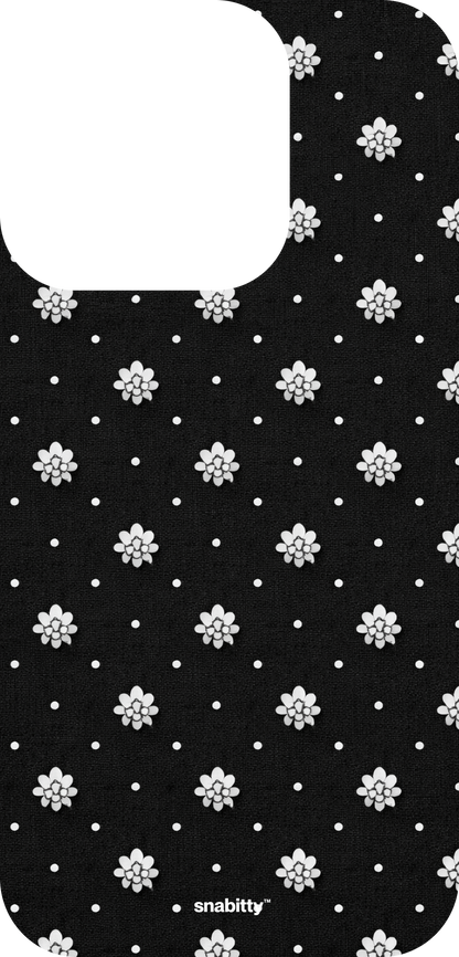 Black Buti Motif 1 Chikankari