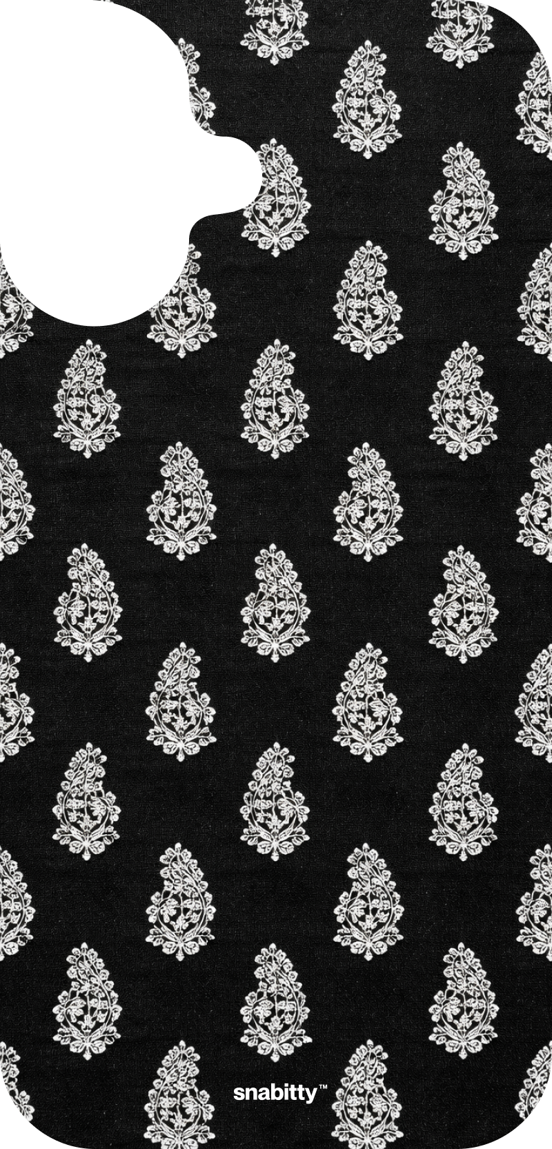 Black Buti Motif 2 Chikankari