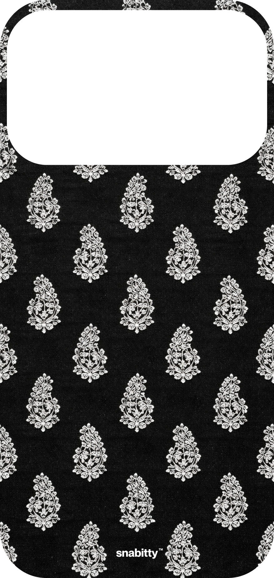 Black Buti Motif 2 Chikankari