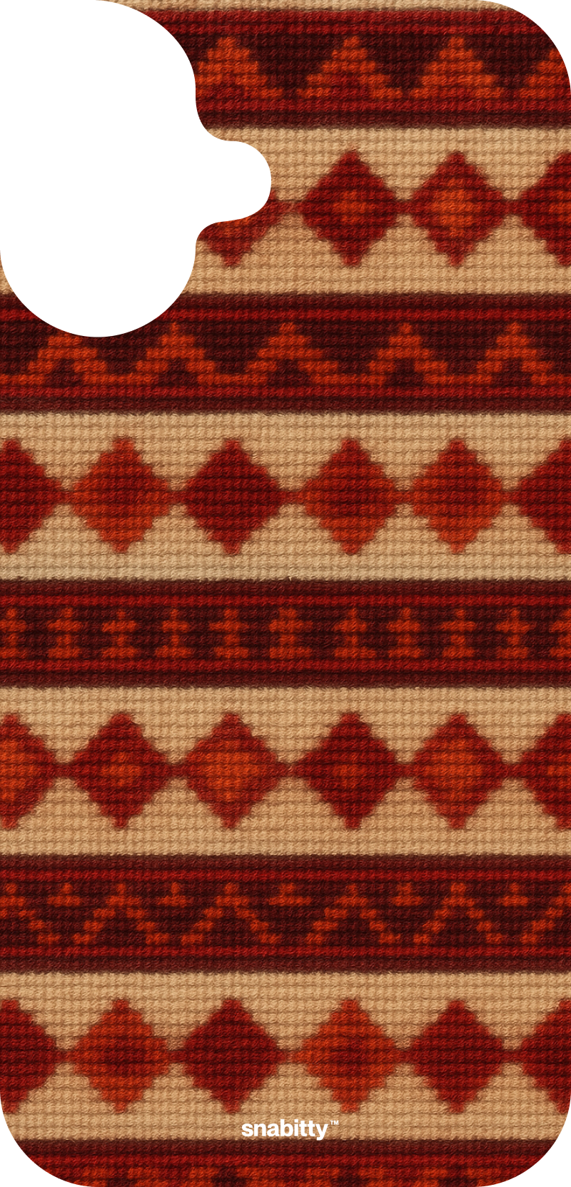 Kullu shawl - Maroon with beige base