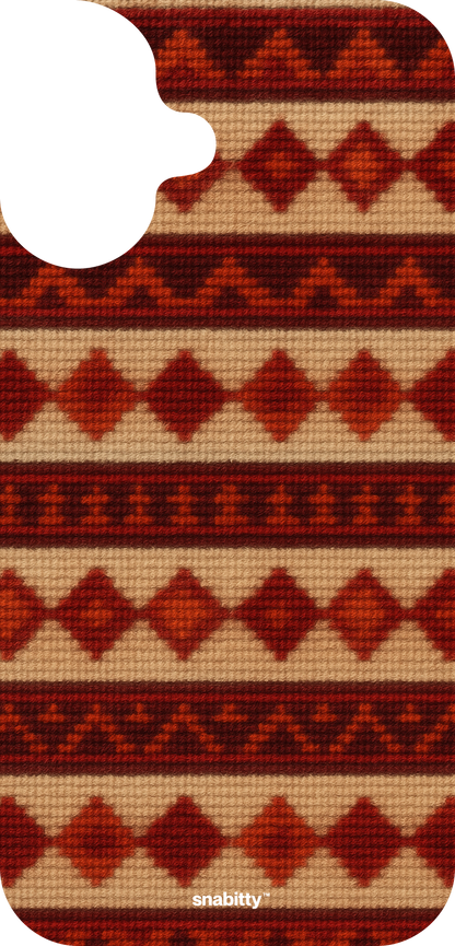Kullu shawl - Maroon with beige base