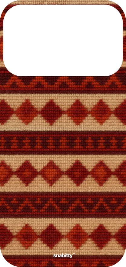 Kullu shawl - Maroon with beige base