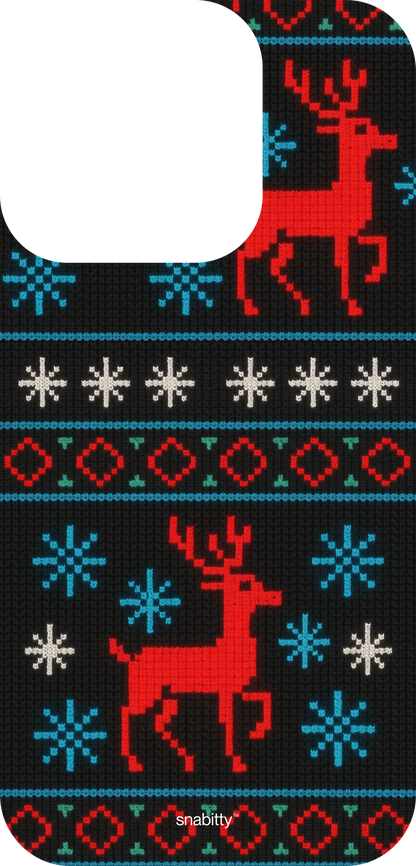 Midnight Reindeer Knit