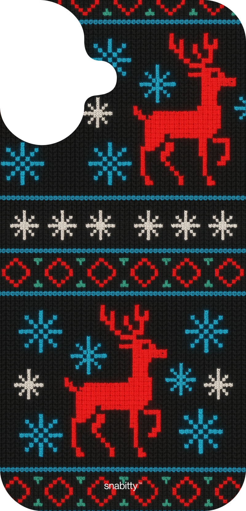 Midnight Reindeer Knit