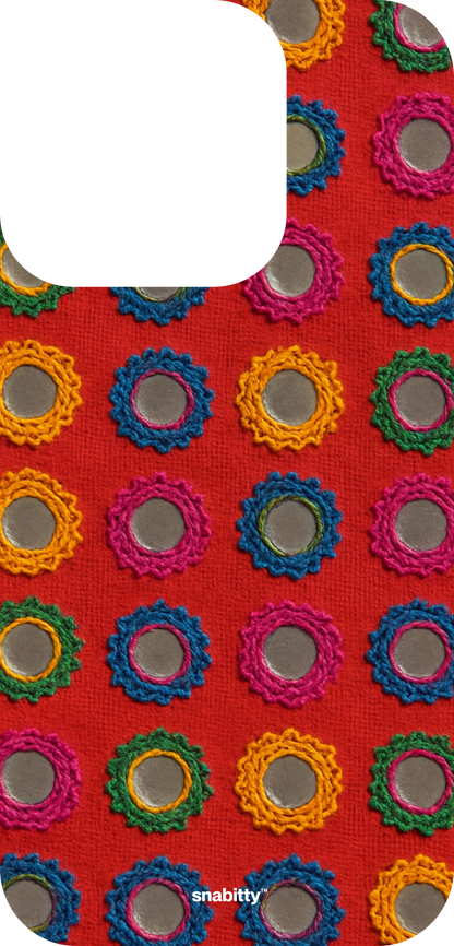 Navaratri mirror work 1
