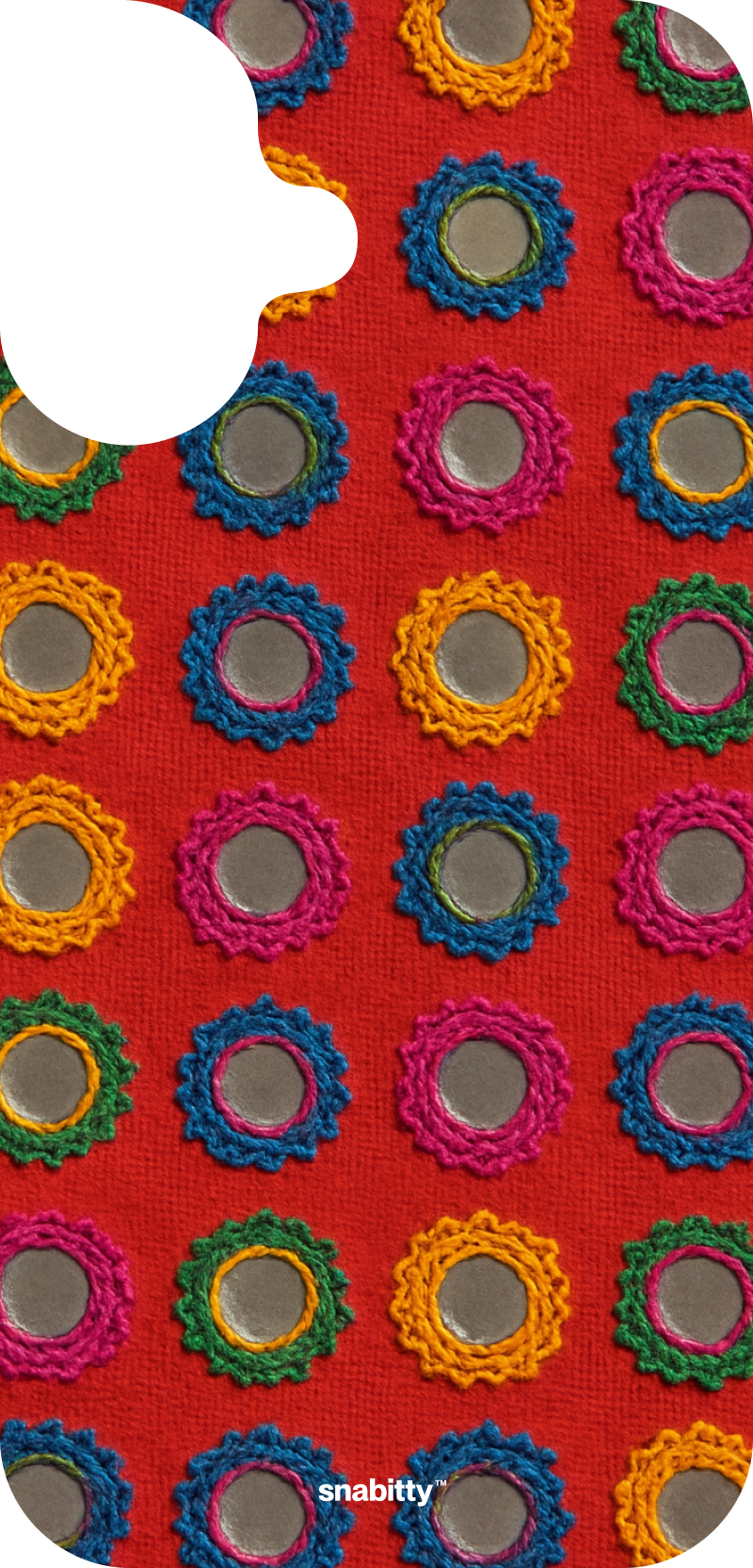 Navaratri mirror work 1