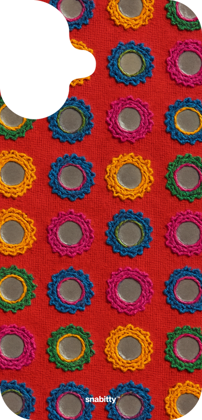 Navaratri mirror work 1