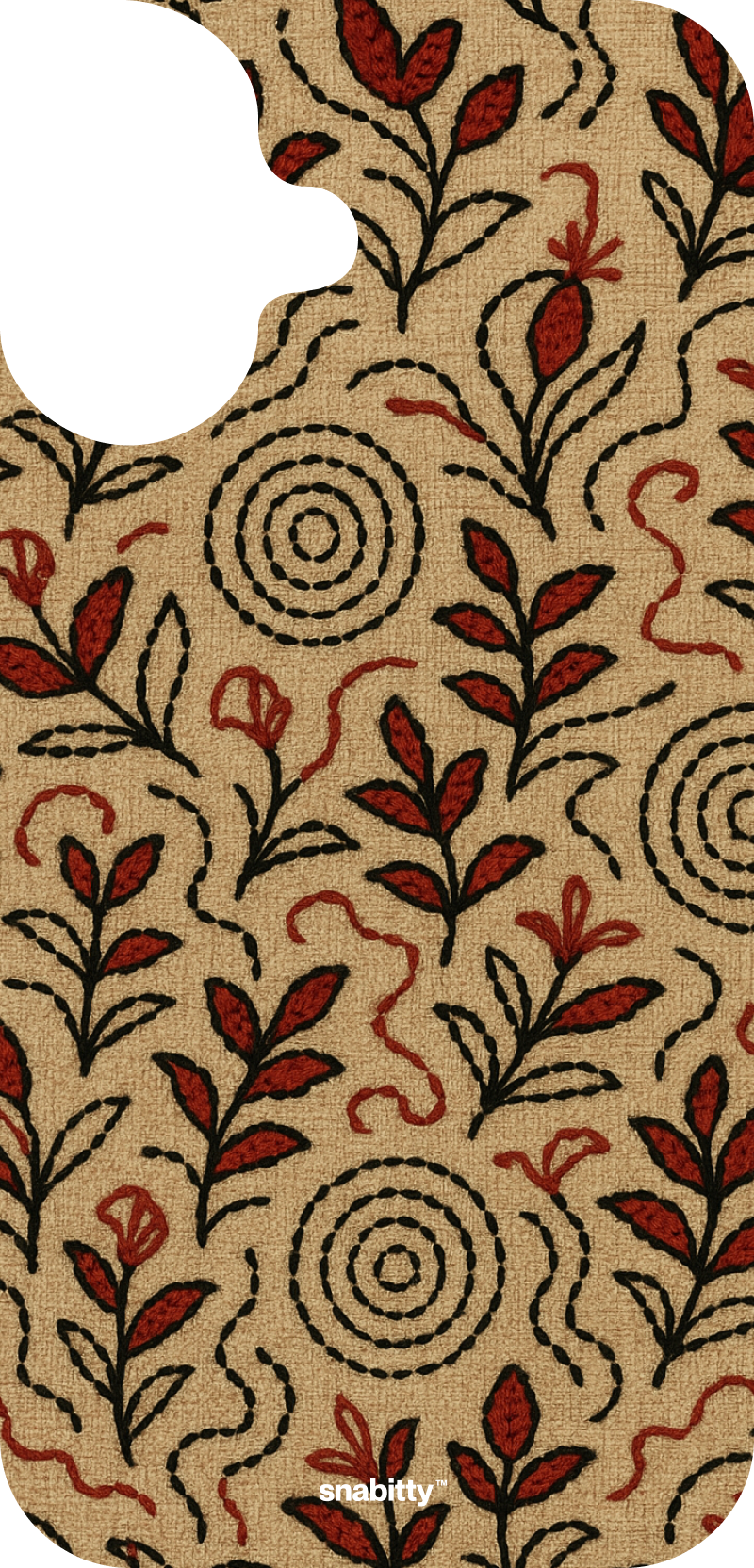 Sujani embroidery motif 2