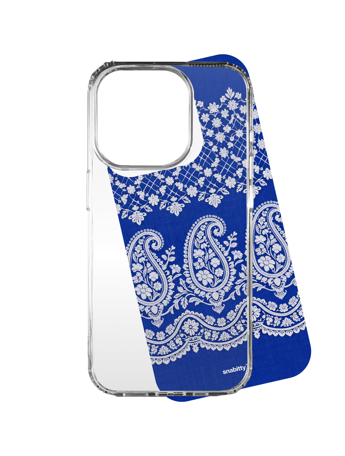 Royal Blue Jaal Chikankari