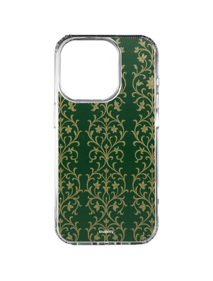 Paithani asawali dark green