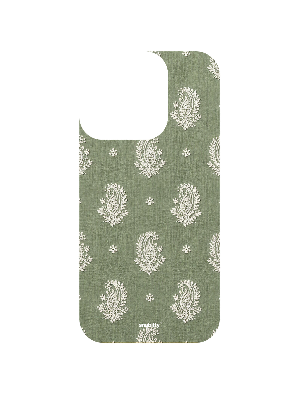 Sage Green Butta motif Chikankari