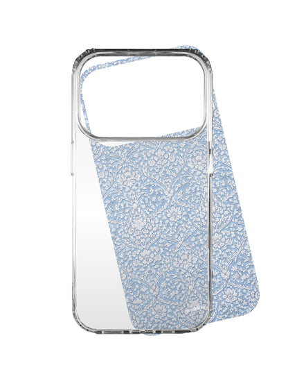 Powder Blue Jaal Chikankari