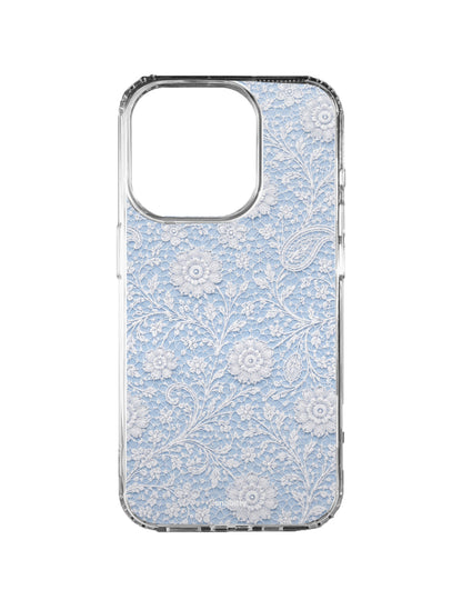 Powder Blue Jaal aur Phool Chikankari