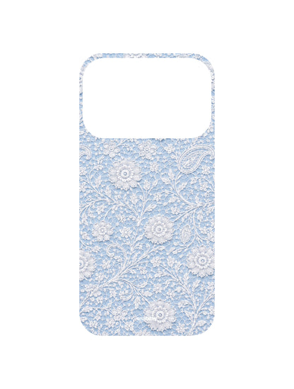 Powder Blue Jaal aur Phool Chikankari